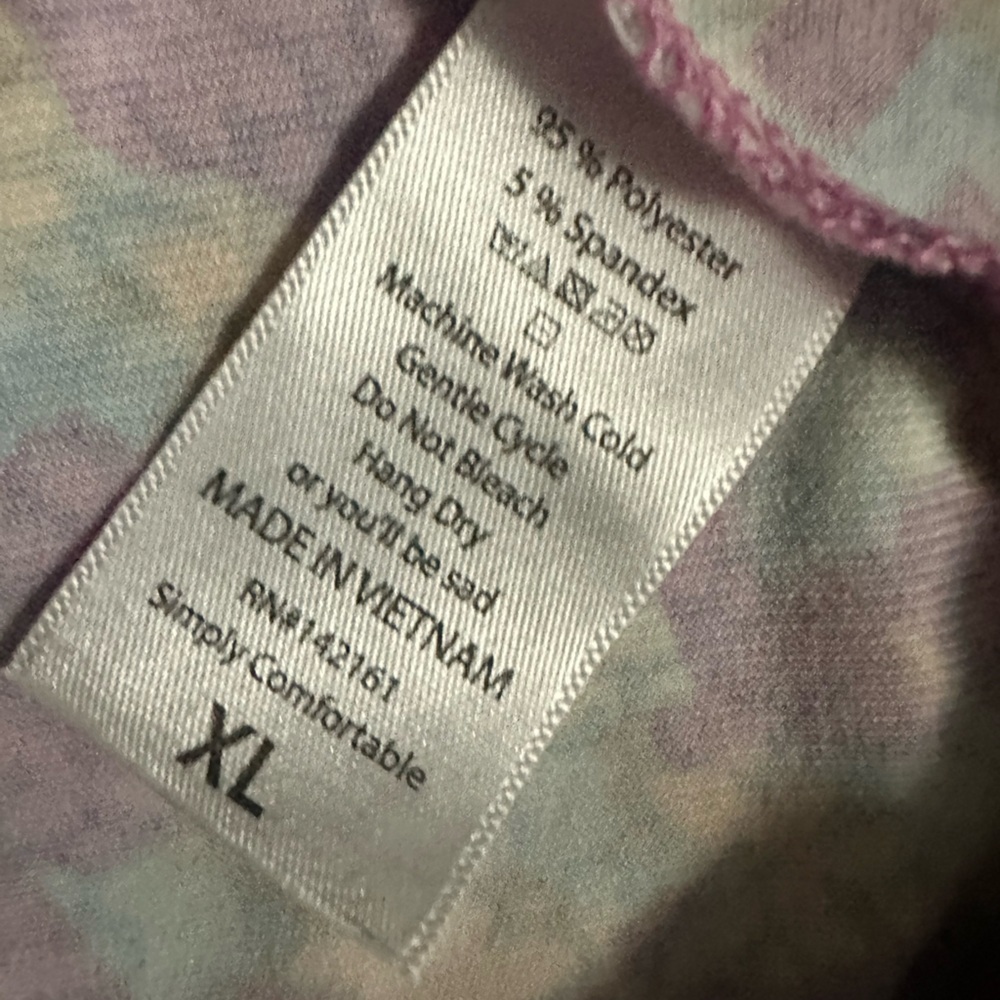 LuLaRoe Sz XL Pastel Multi-Color Floral Print Stretch Maxi Skirt - Picture 7 of 7